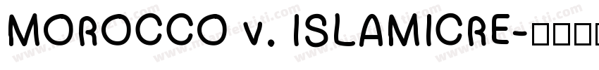 MOROCCO v. ISLAMICRE字体转换